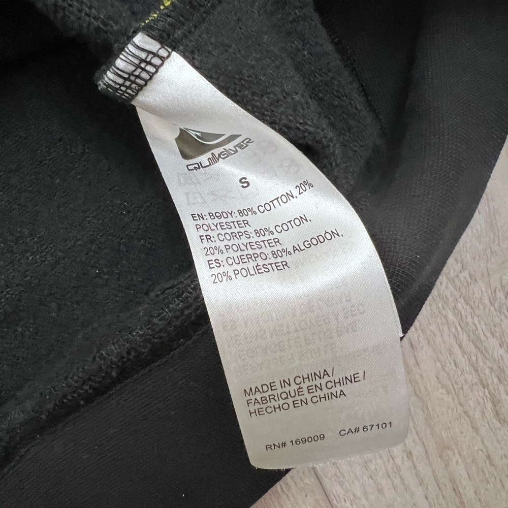 Quiksilver x Pacífico Black Crewneck Sweatshirt – Logo Patch Mens size small - Picture 7 of 8